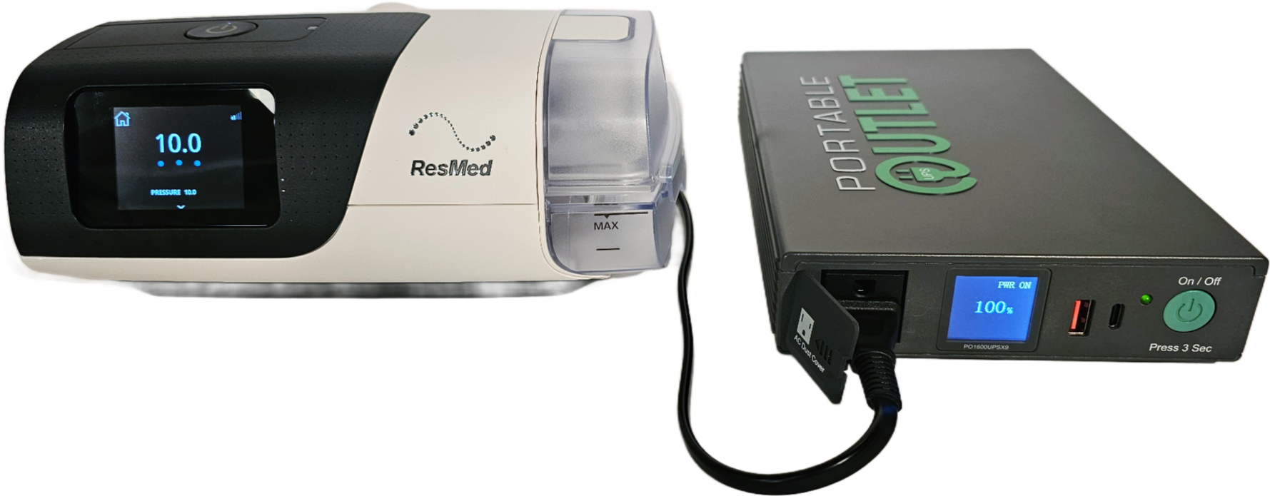 Portable Outlet® X9 CPAP Battery and Uninterruptible Power Supply