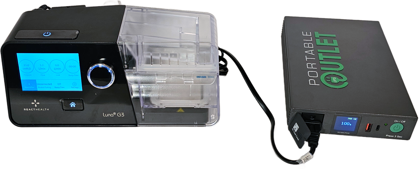 Portable Outlet® X9 CPAP Battery and Uninterruptible Power Supply