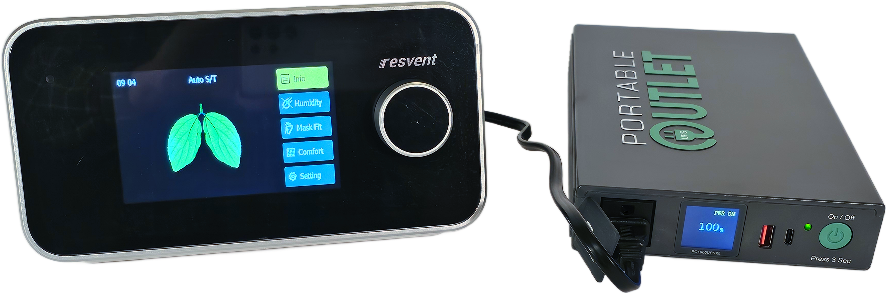 Portable Outlet® X9 CPAP Battery and Uninterruptible Power Supply